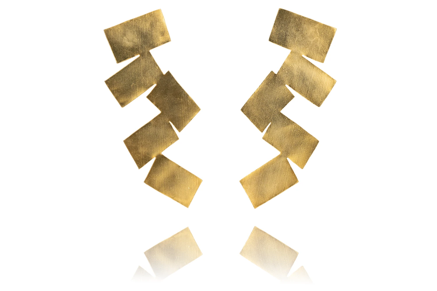 Block Grid Earring
