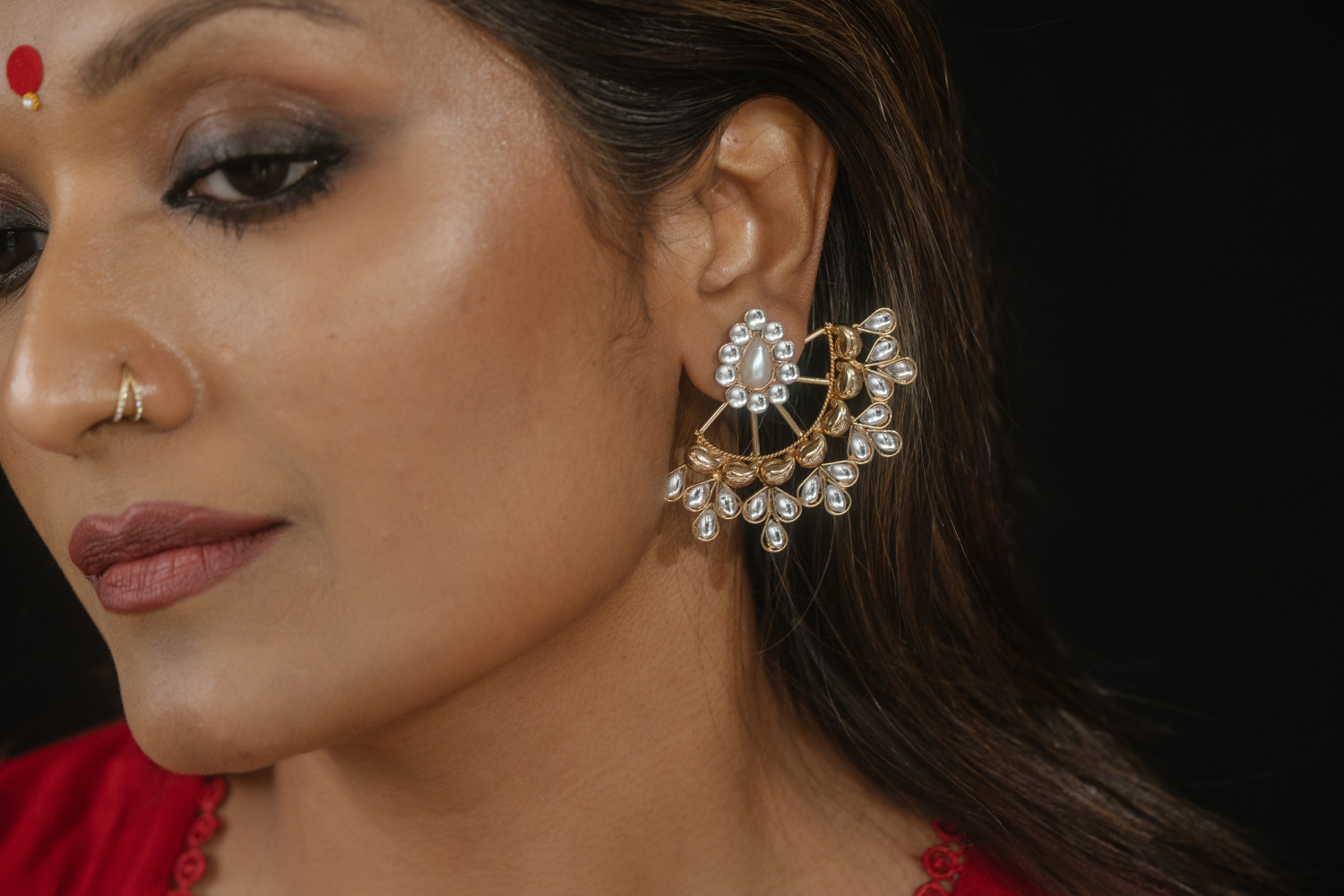 Shudhamala Kundan Earring