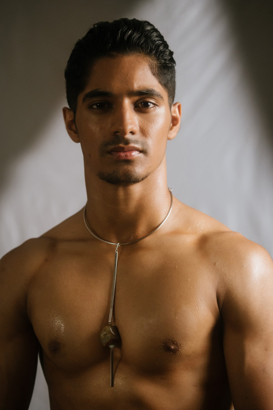 Jasper Line Necklace